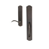 Entry Set Front Door Handle with Cleveland Lever