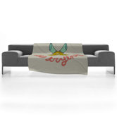 Wesley Bird Die Trying Fleece Throw Blanket
