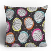 Rachael Taylor Scribble Shells Throw Pillow