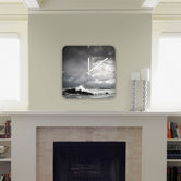 Bird Wanna Whistle White Water Custom Clock