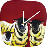 Clara Nilles Lemon Spongecake Sheep Clock