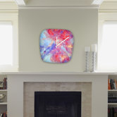 Jacqueline Maldonado Sweet Rift Modern Clock