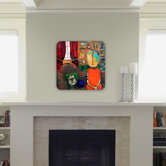 Robin Faye Gates with Bebe Wall Art