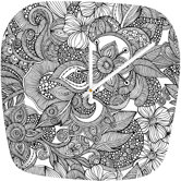 Valentina Ramos Doodles Clock
