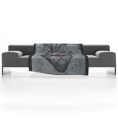 Wesley Bird You Are Here Fleece Throw Blanket