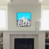 Bird Ave Los Angeles Custom Clock
