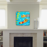 Robin Faye Gates Swimming Is Hard Wall Art