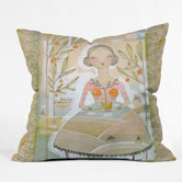 Cori Dantini Polyester Always Thoughtful Indoor/Outdoor Throw Pillow
