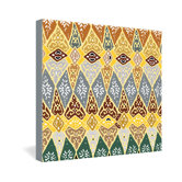 Romi Vega Diamond Tile Gallery Wrapped Canvas