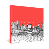 Bird Ave St Louis Gallery Wrapped Canvas