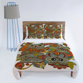 Valentina Ramos 4 Owls Duvet Cover Collection