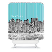 Bird Ave New York Shower Curtain