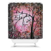 Madart Inc. Cherry Blossoms Shower Curtain