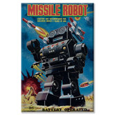 Missile Robot Canvas Wall Art