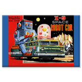 X-9 Space Robot Car Canvas Wall Art