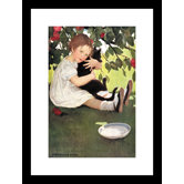 I Love Little Pussy Framed and Matted Print