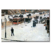 Fifth Avenue in Winter Canvas Wall Art