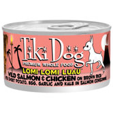 Lomi Luau Wild Salmon and Succulent Chicken on Brown Rice Wet Dog Food