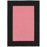 Young Attitudes Opposites Pink Bubble Gum Kids Rug