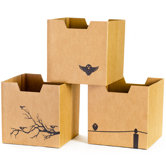 Cardboard Bird Cubby Bins (Set of 3)