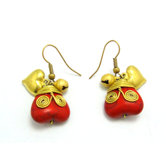 Goldtone Heart Earrings