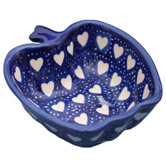 Love Hearts 5.08cm Hand-Decorated Apple Dish