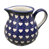 Love Hearts Medium Hand-Decorated Jug