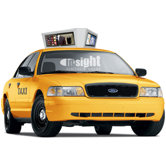 Taxi Top Digital Signage Enclosure for Three 29" LCDs
