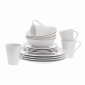 White Basics Cosmopolitan 16 Piece Dinnerware Set