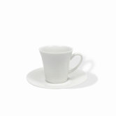 White Basics Cirque Espresso Cup and Saucer