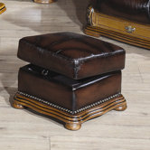 Figaro Leather Footstool