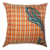 Prep Plaid Paisley Pillow