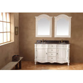 60" Double Bathroom Vanity with Mirror