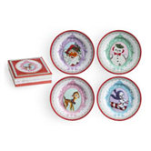 Christmas Cameo Dessert Plate (Set of 4)