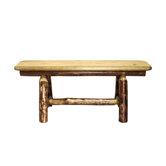 Glacier Country Plank Bench