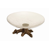 Costa Brava Crackel Etched Glass Bowl