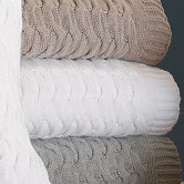 Majorca Squiggle Cable Throw