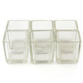 Square Glass Votive Holder