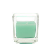 Square Glass Votive Candles (12 Pieces/Box )