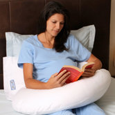 Snoozer&reg; Goose Down Filler Upper Body Pillow with Pillowcase