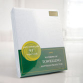 Waterproof Towelling Pillow Protector Pair