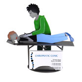 Desk Accessory Chiropractor Female Business Card Holder