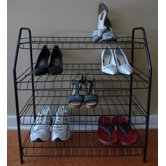Contemporary 4 Tier Shoe Rack