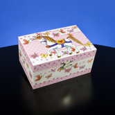 Pony and Butterflies Musical Jewelry Box