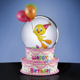 Happy Birthday Tweety Water Globe