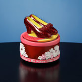 The Wizard of Oz Ruby Slippers Rotating Mini Figurine
