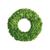 Boxwood Single Side Round Wreath