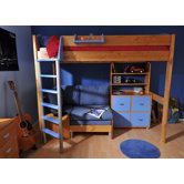 Casa High Sleeper Sofa Bed with 3 Shelf Unit