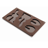 3D Easter Eggs and Rabbit Mold