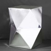 Platinum Twisted Stool